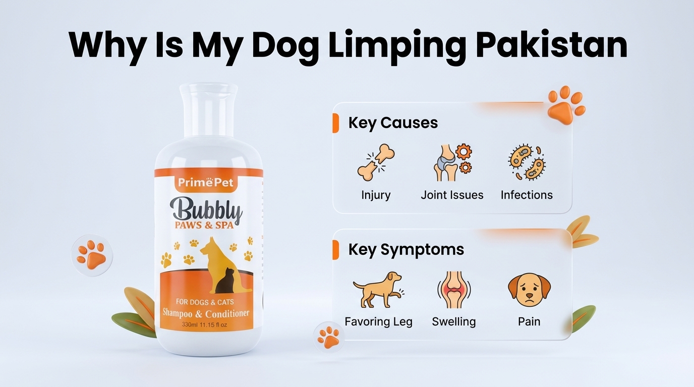 Process breakdown diagram explaining Why Is My Dog Limping Pakistan: Key Causes and Symptoms