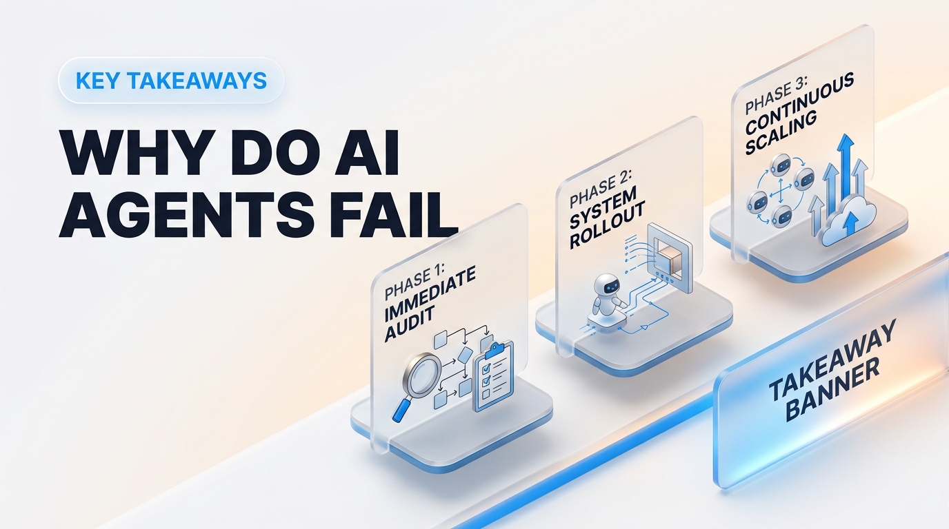 Process breakdown diagram explaining Why Do AI Agents Fail and How Can You Build Effective Guardrails? in relation to build autonomous ai workflow agents